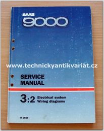 Saab 9000 - electrical system, wiring diagram