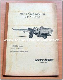 Mlátička MAR - 90, MAR 90-1 