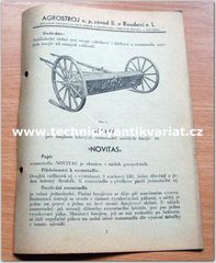 rozmetadlo umělých hnojiv - Novitas