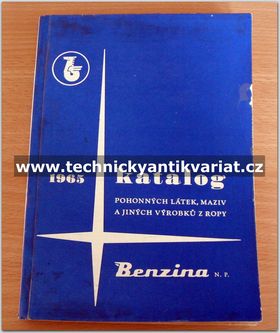 Katalog pohoných látek, maziv a jiných ropných výrobků