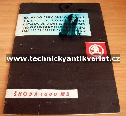 Škoda 1000MB - servisní nářadí
