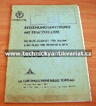 Werkzeugsatz für dammund flach reihenkulturen