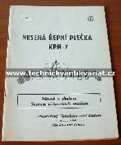 Nesená řepní plečka KPN 7