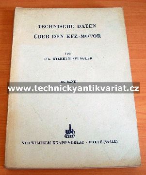 Technische Daten über den Kfz.-Motor III.