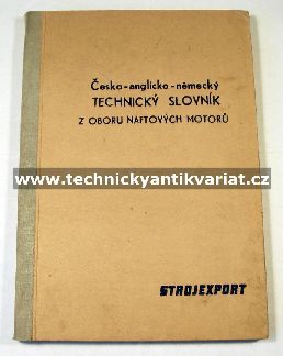 Technický slovník z oboru naftových motorů