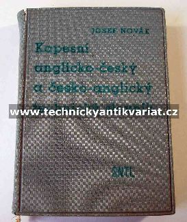 Kapesní anglicko-český a česko-anglický technický slovník