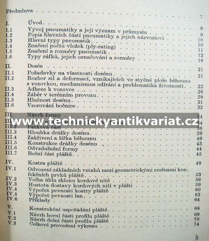 Konstrukce pneumatik