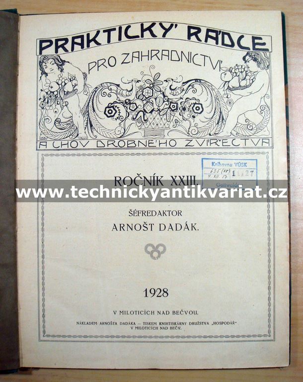 Praktický rádce pro zahradnictví 1928