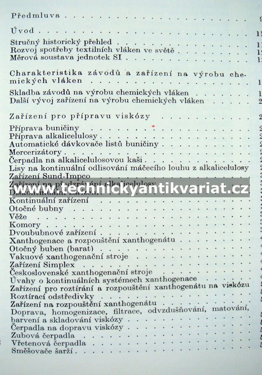 Stroje a zařízení ve výrobě chemických vláken - Vilém Rychlík (1981)