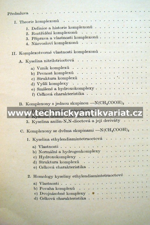 Komplexony v chemické analyse