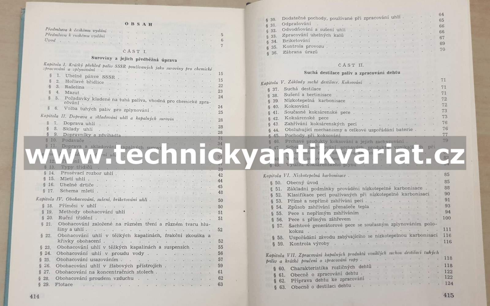 Chemie a technologie umělého kapalného paliva - J. M. Gojchrach, N. B. Pinjagin (1952)