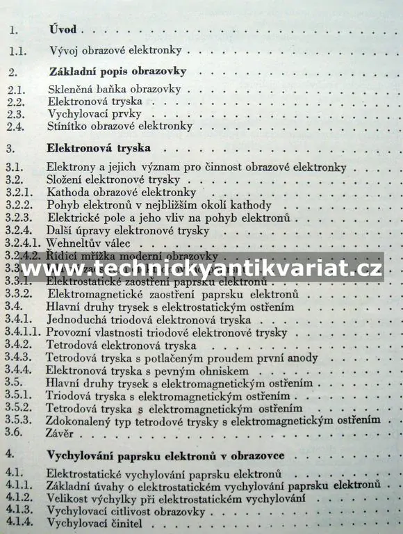Obrazové elektronky pro oscilografy a televisi