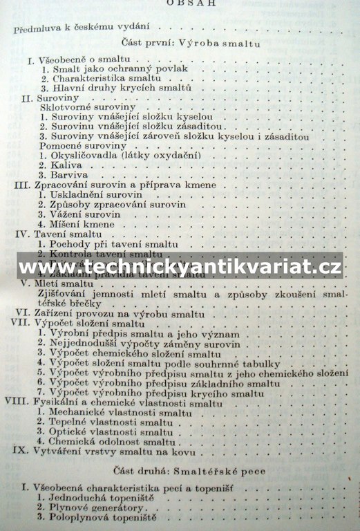 Technologie smaltování kovových výrobků - V. J. Lokšin (1955)