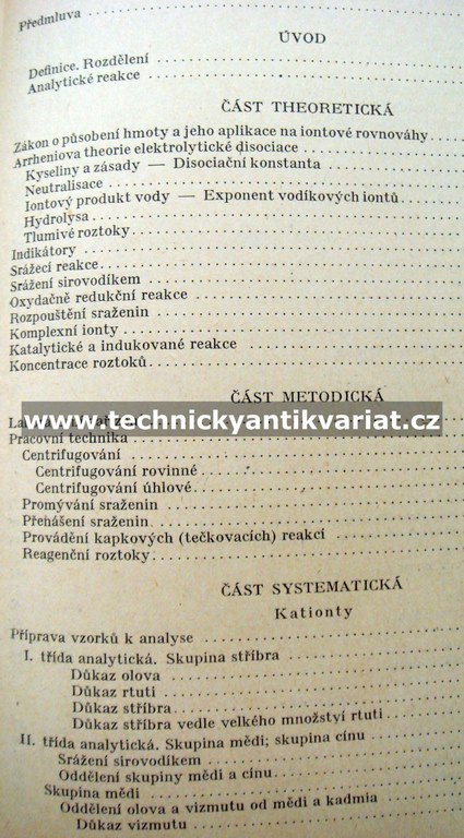 Základy kvalitativní semimikroanalysy