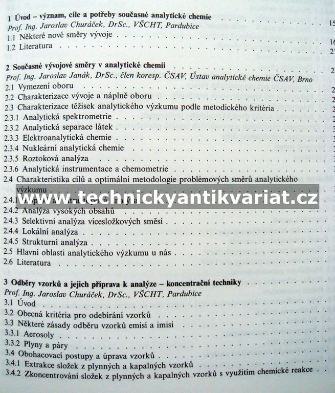 Nové trendy v teorii a instrumentaci vybraných analytických metod