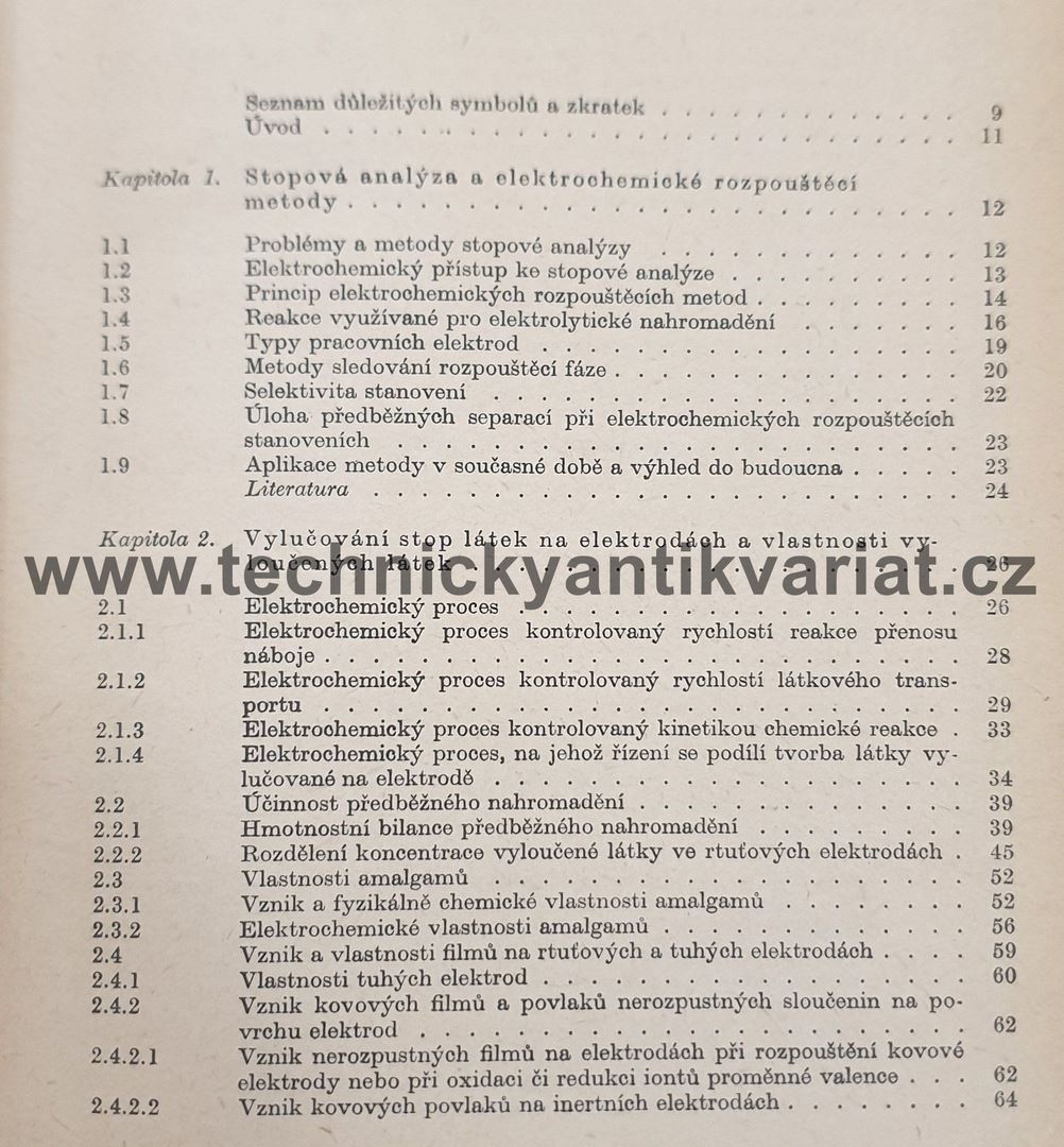 Rozpouštěcí polarografie a voltametrie - Vydra, Štulík, Juláková (1977)