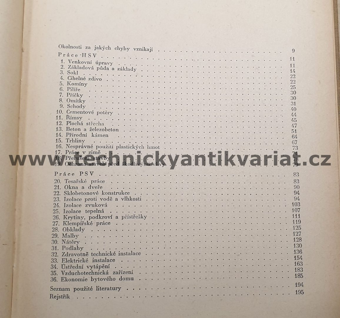 Vady a chyby při provádění pozemních staveb - R. Měšťan (1963)
