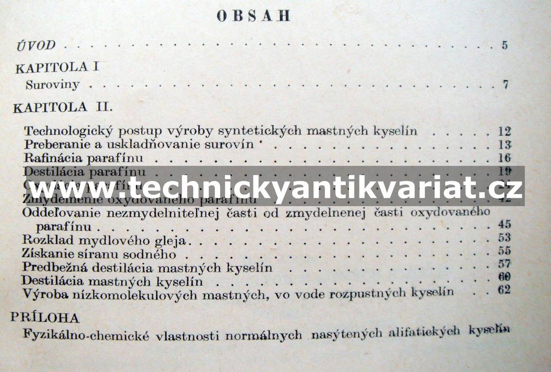 Výroba syntetických mastných kyselín