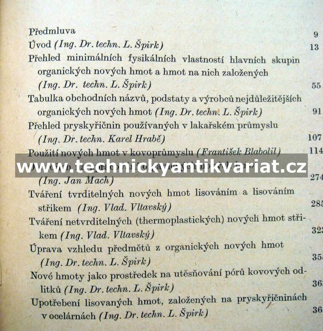 Technologie organických nových hmot