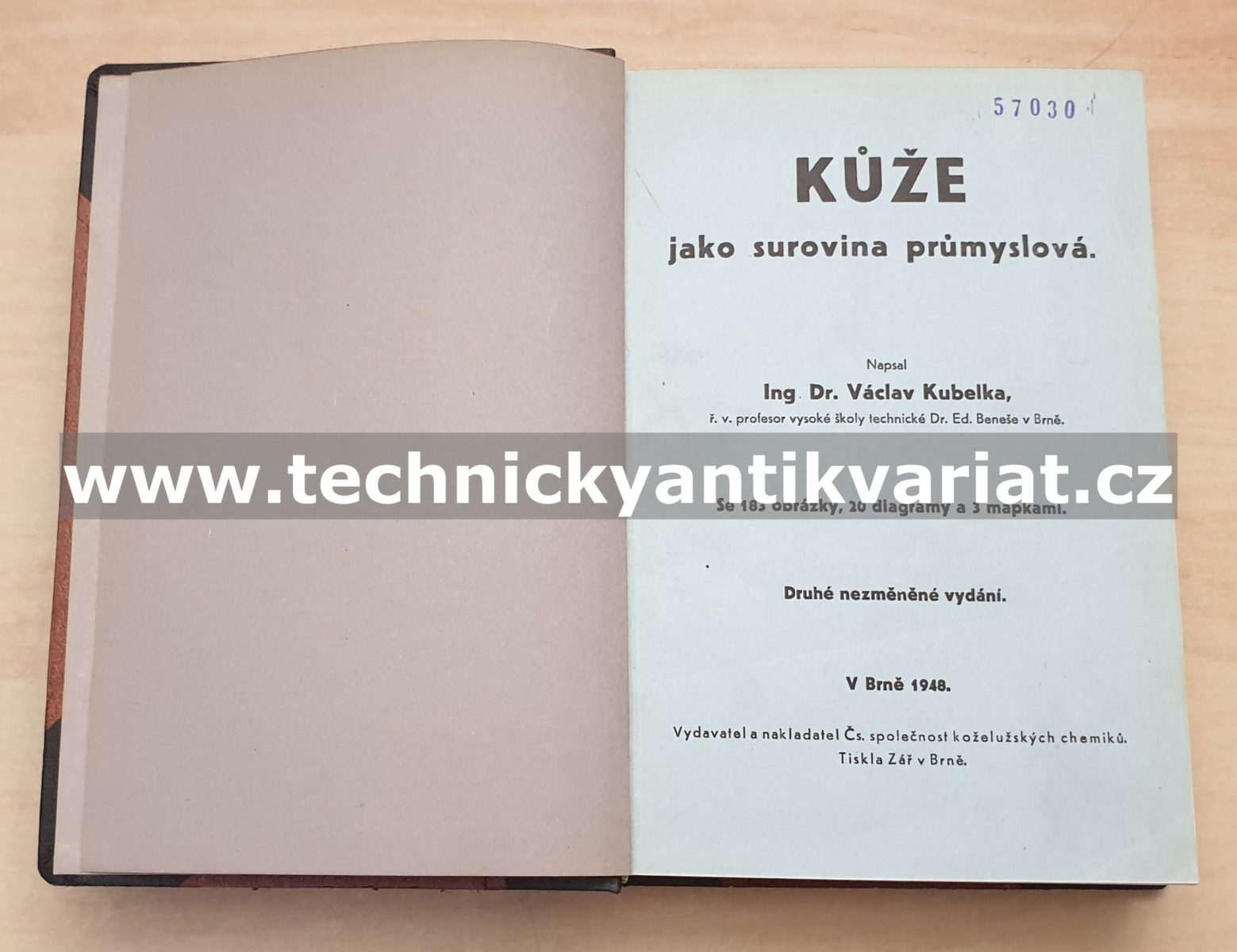 Kůže jako surovina průmyslová - Václav Kubelka (1948)