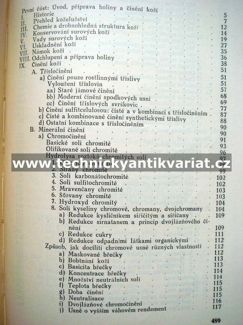 Koželužství, vydělávání a barvení kožišin, výroba náhražek usní - Liboslav Masner (1948)
