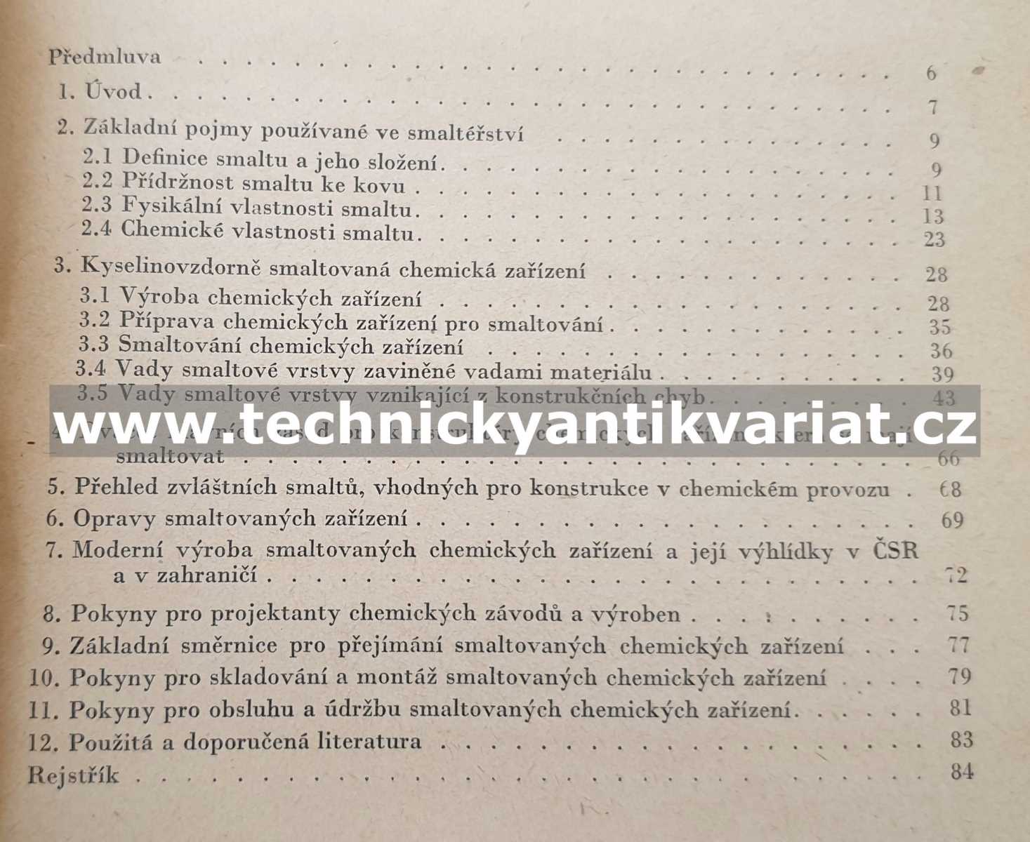 Smaltovaná chemická zařízení - Antonín Novotný (1959)