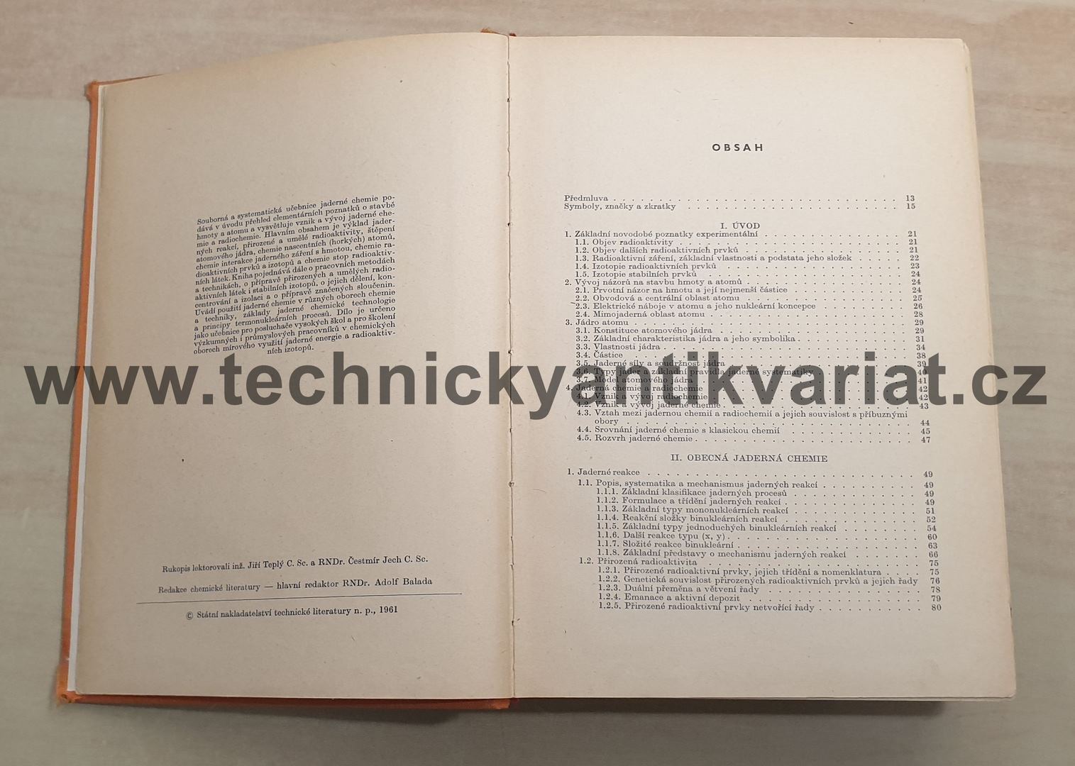 Základy jaderné chemie - Vladimír Majer (1961)