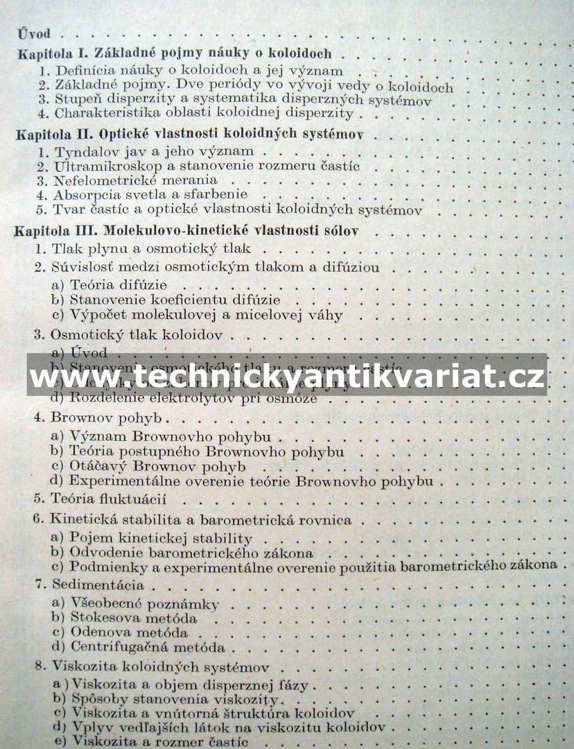 Fyzikálná chémia koloidov