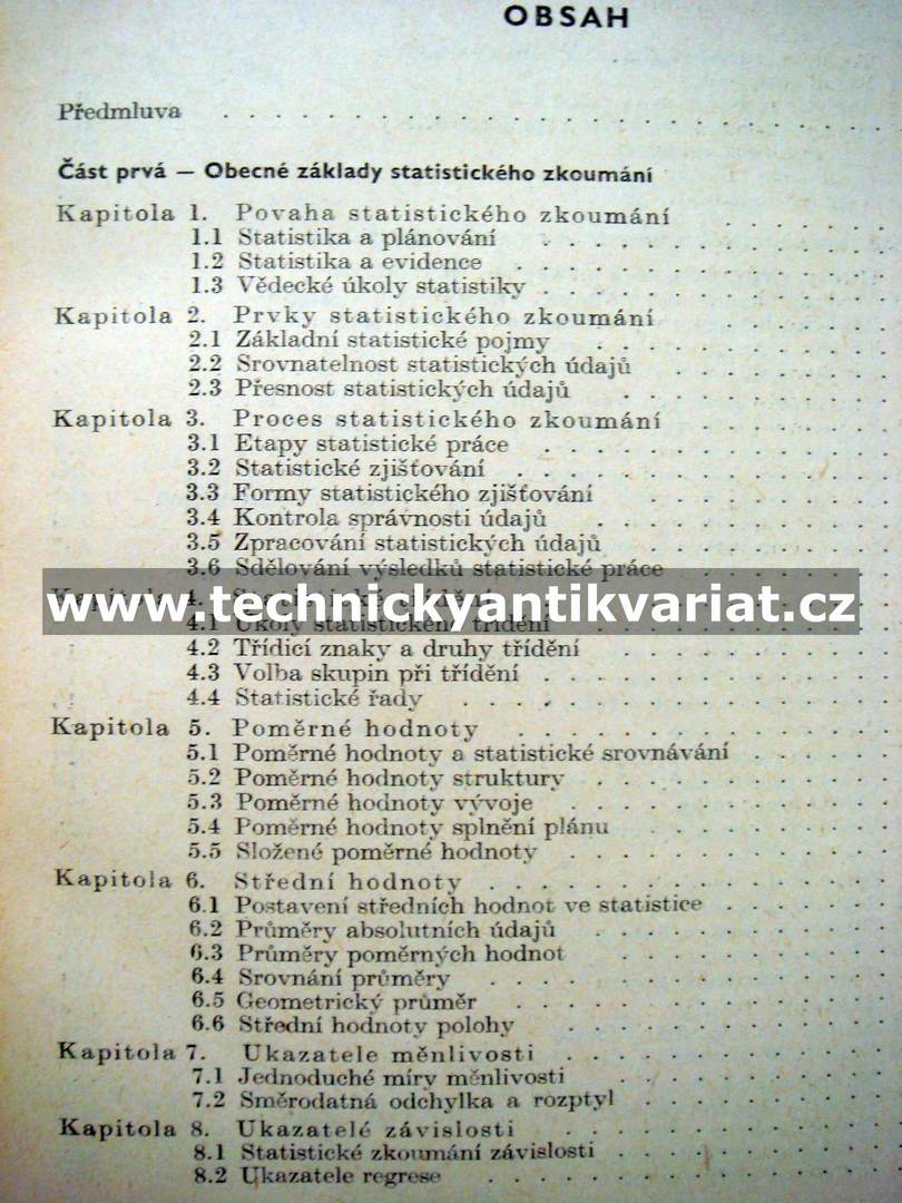 Základy průmyslové a stavební statistiky - F. Egermayer, L. Šauer (1961)