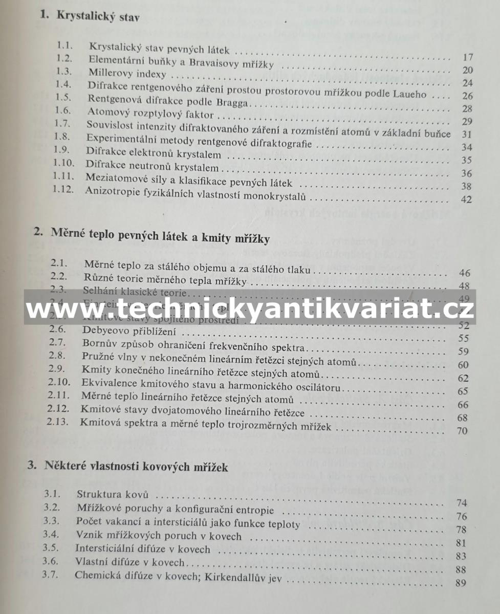 Fyzika pevných látek - A. J. Dekker (1966)