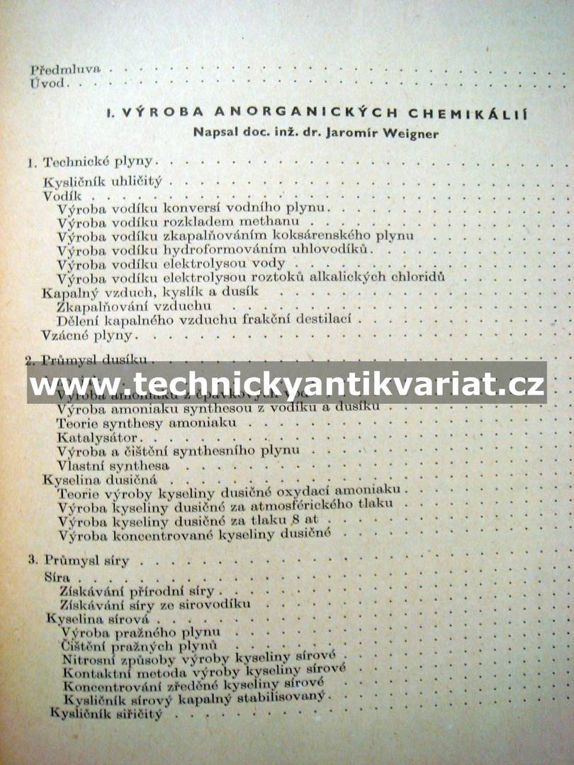 Průmysl anorganickochemický, silikátový a metalurgie