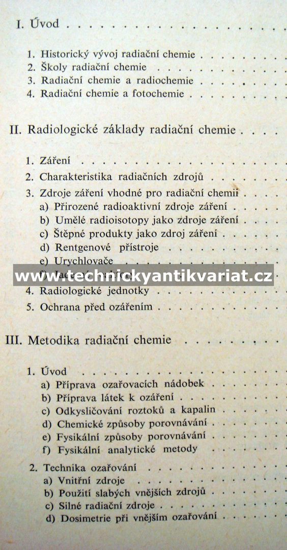 Úvod do radiační chemie