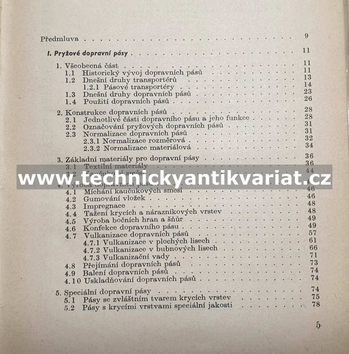 Dopravní pásy a hnací řemeny - Josef Holub (1962)