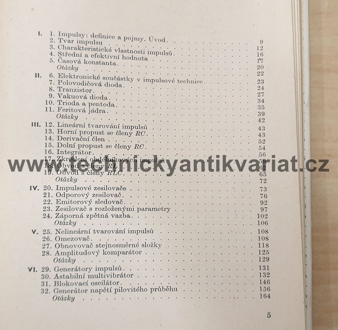 Impulsové zesilovače a obvody - T. Šurina (1972)