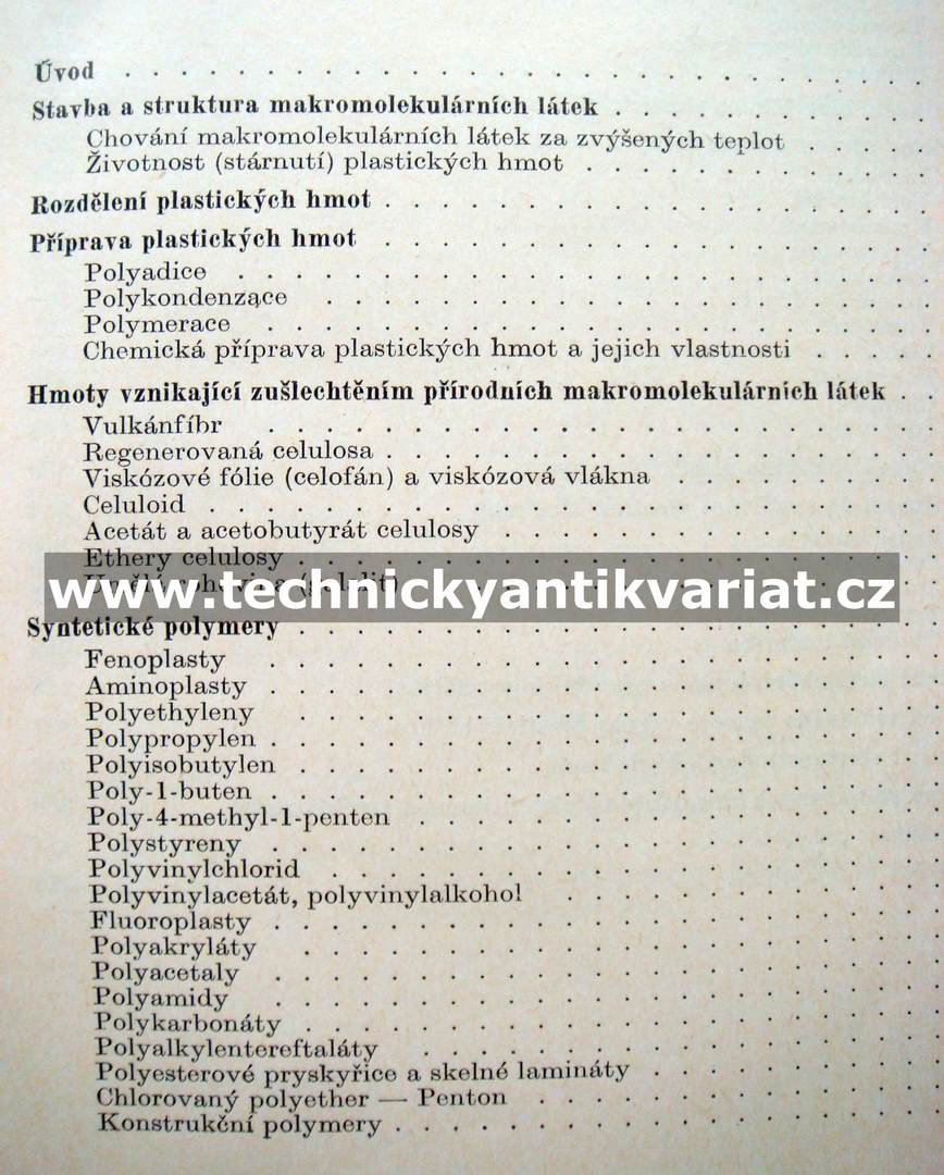 Plastické hmoty - Vladimír Doležal (1977)
