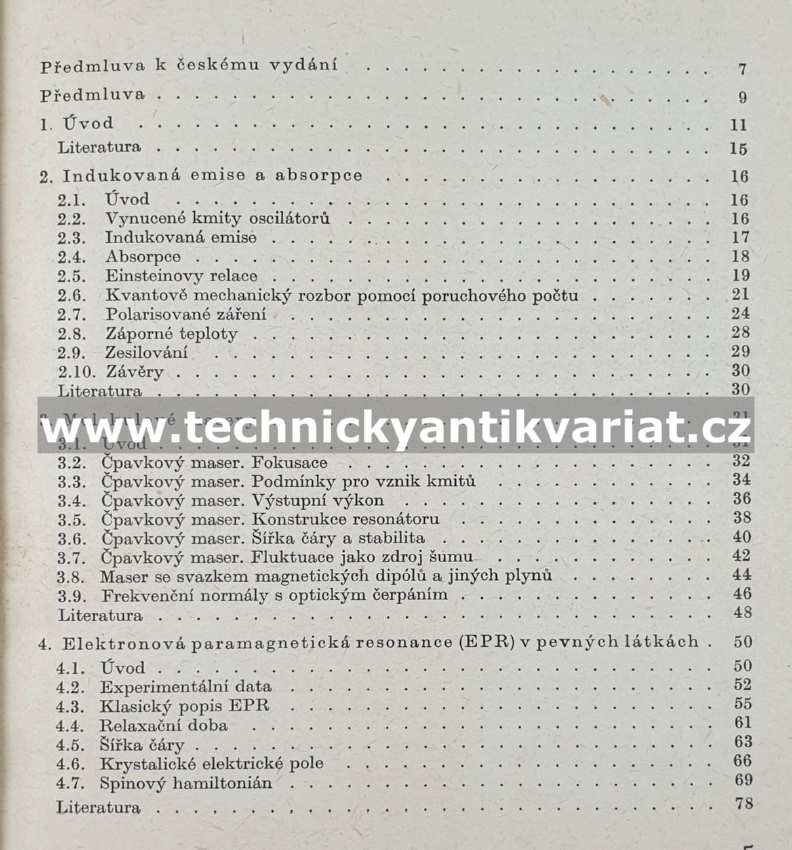 Bezšumové zesilovače (masery) - J.R.Singer (1963)