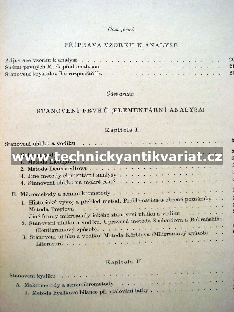 Organická analysa II.