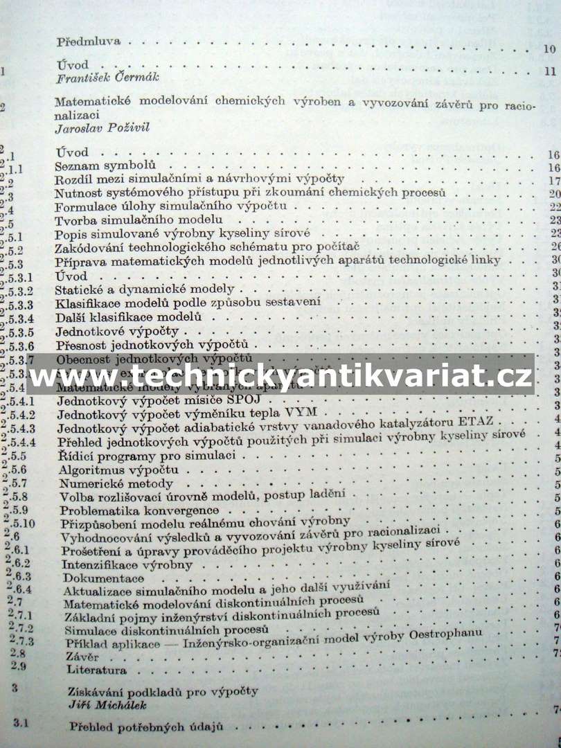 Racionalizace chemických výrob - Čermák, Michálek, Poživil (1989)