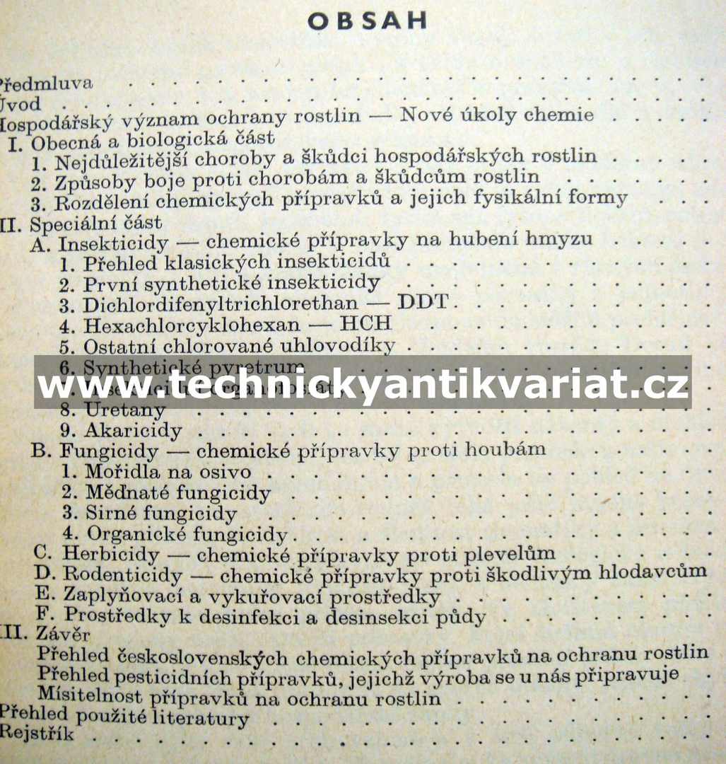 Chemie v boji proti škůdcům a chorobám rostlin