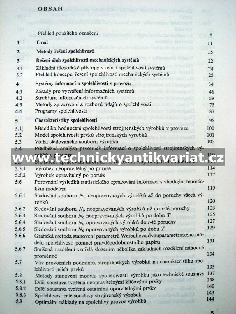 Provozní spolehlivost strojů a agregátů - K. Znamirovský (1981)