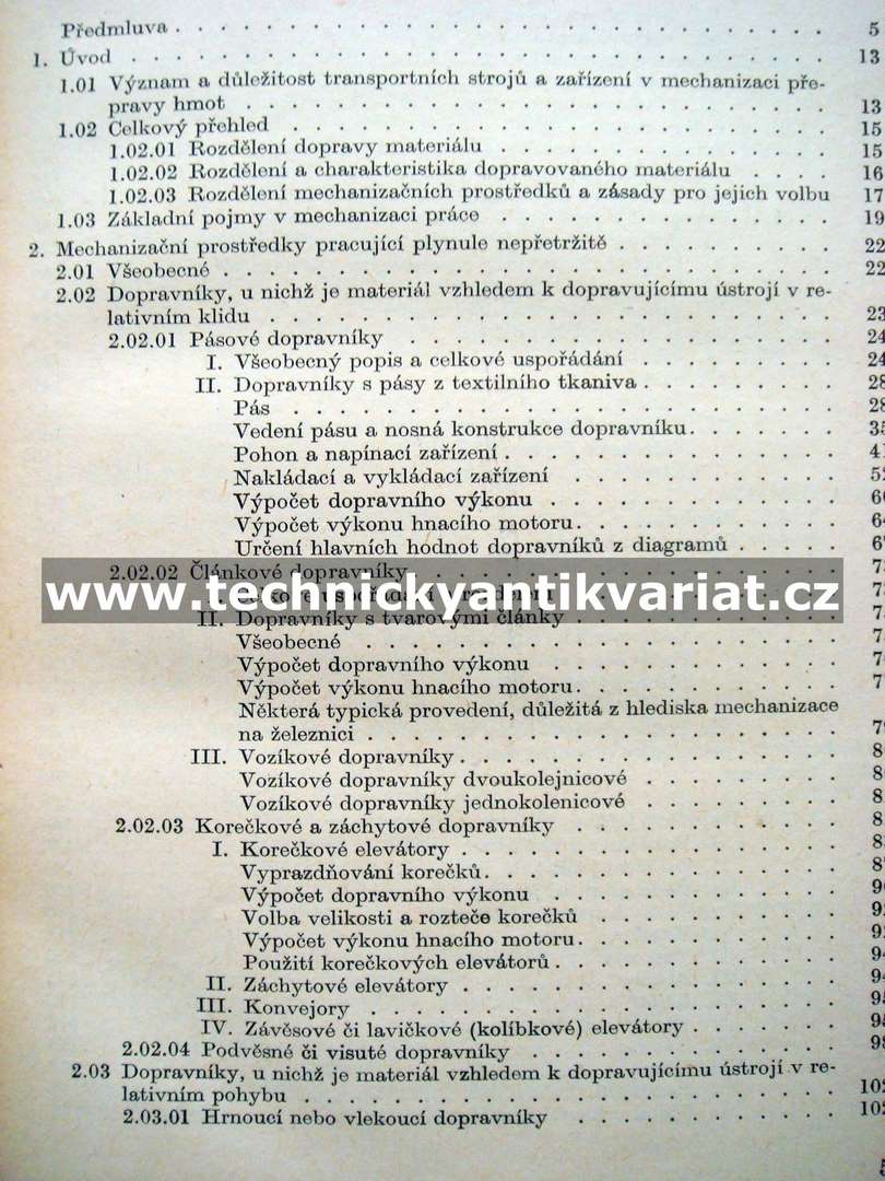 Ložné práce v dopravě - F. Renta (1963)