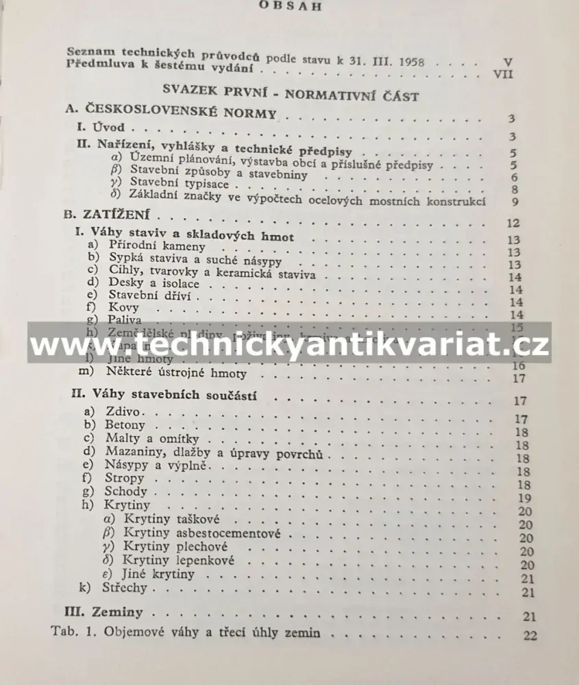 Statické tabulky - František Klokner (1959)
