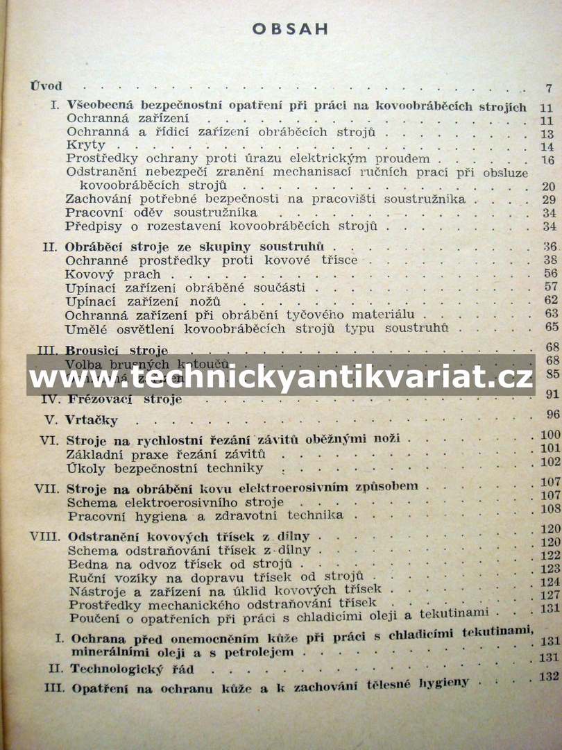 Bezpečnostní technika při práci s kovoobráběcími stroji