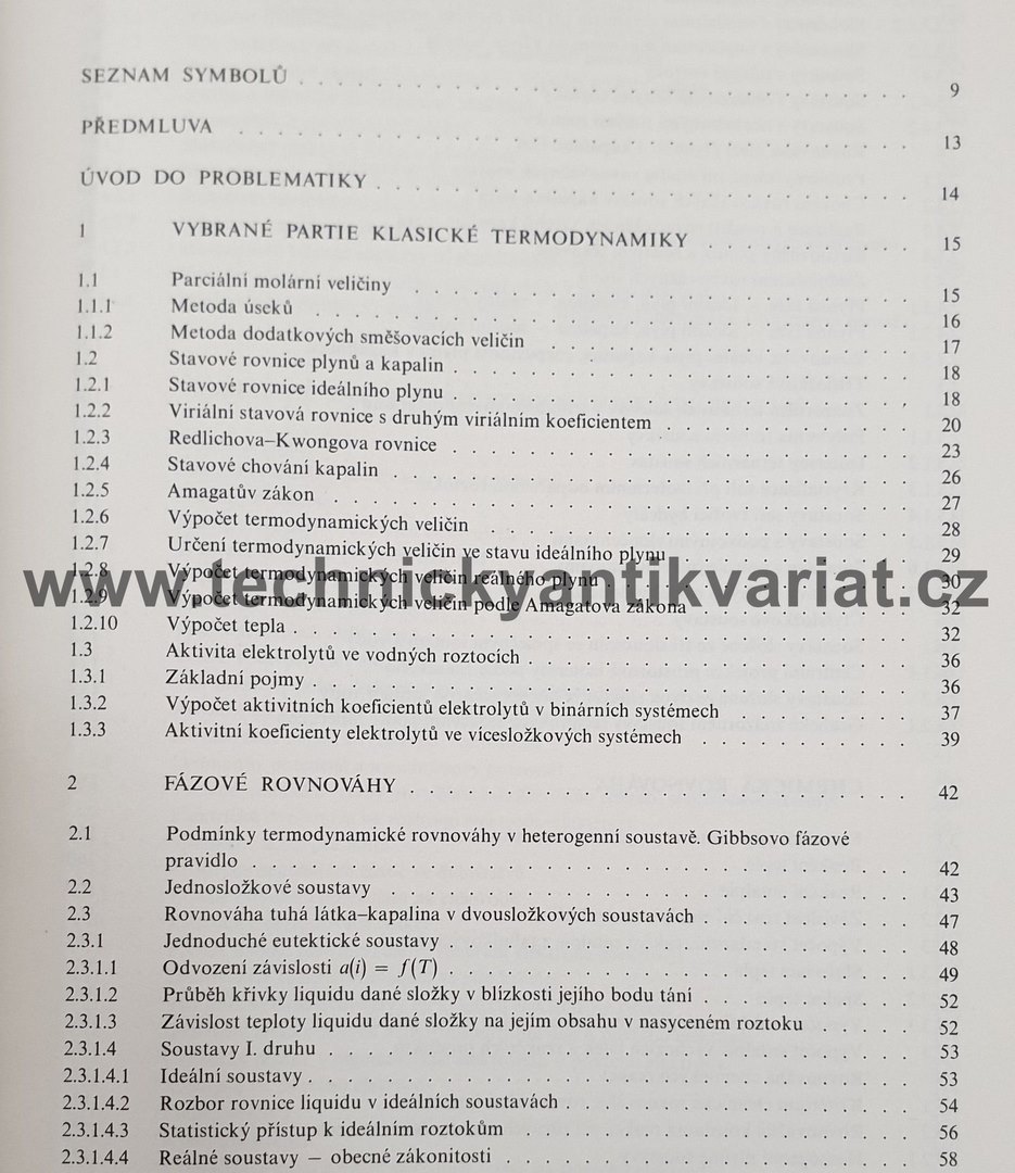 Teoretické základy pochodů anorganické technologie I. - M.Malinovský, I.Roušar (1987)
