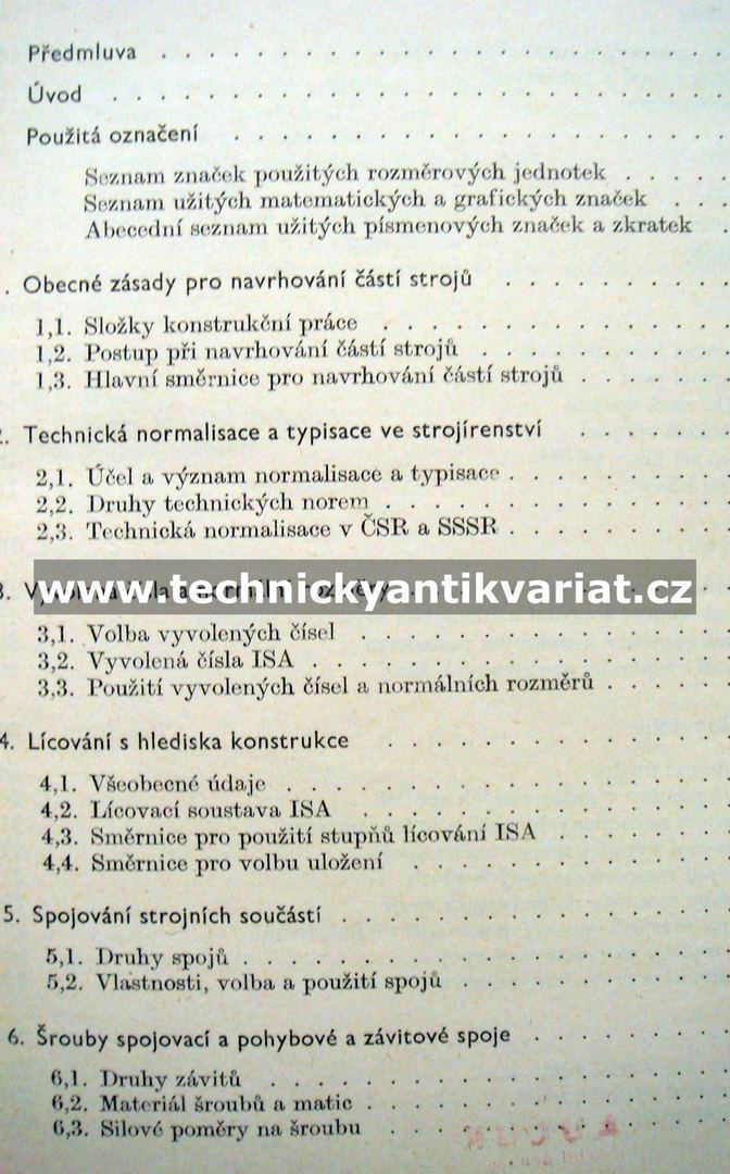 Části strojů I.