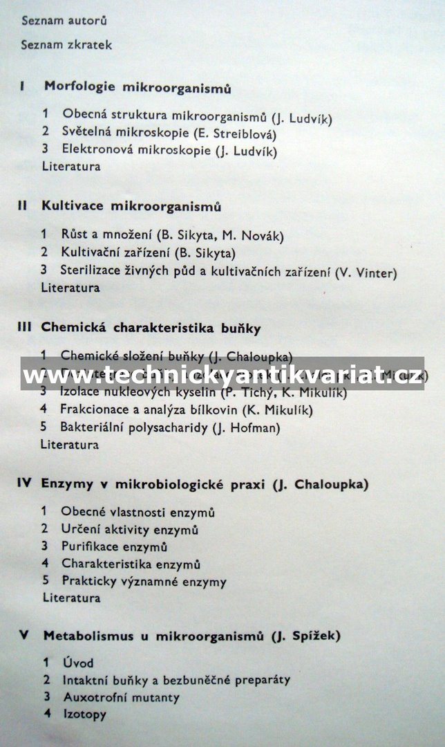 Vybrané metody v mikrobiologii