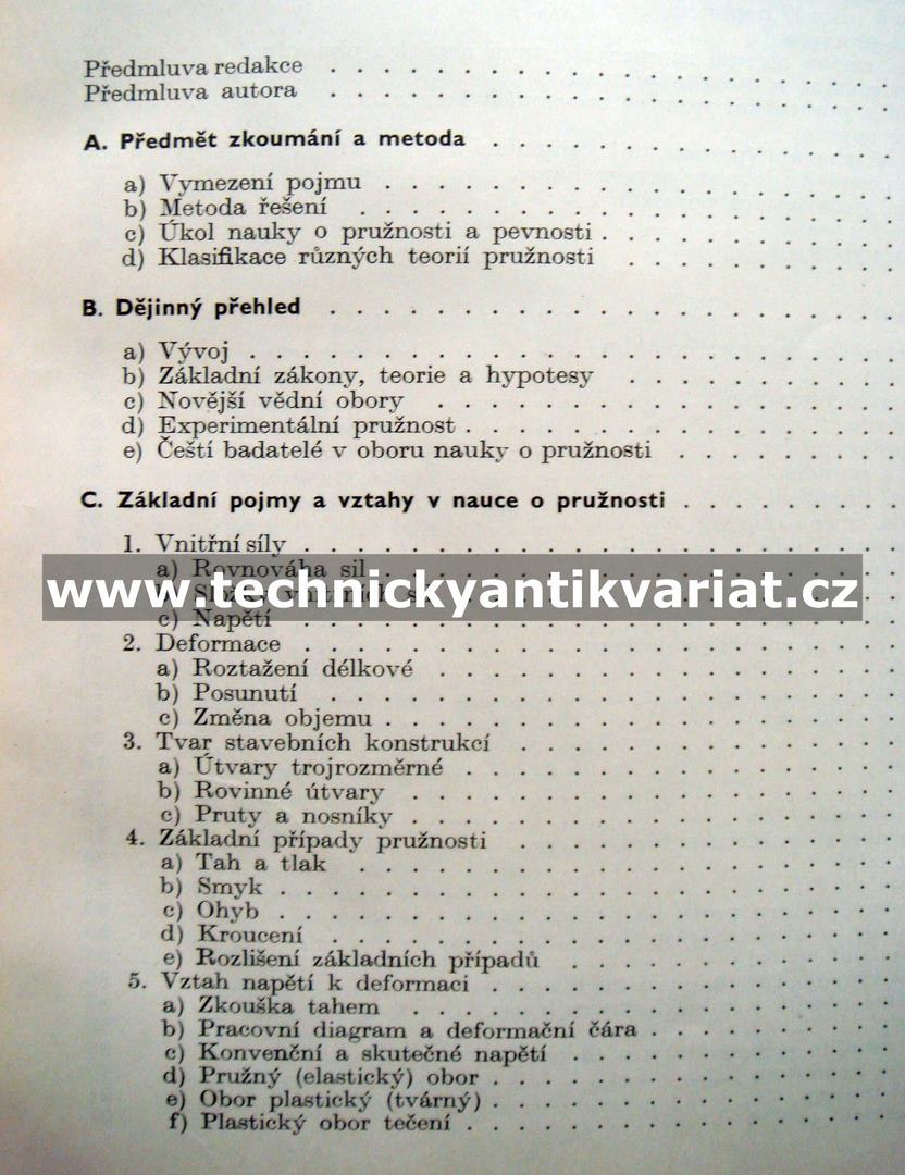 Nauka o pružnosti a pevnosti I. Technická pružnost - Jan Ducháček (1957)