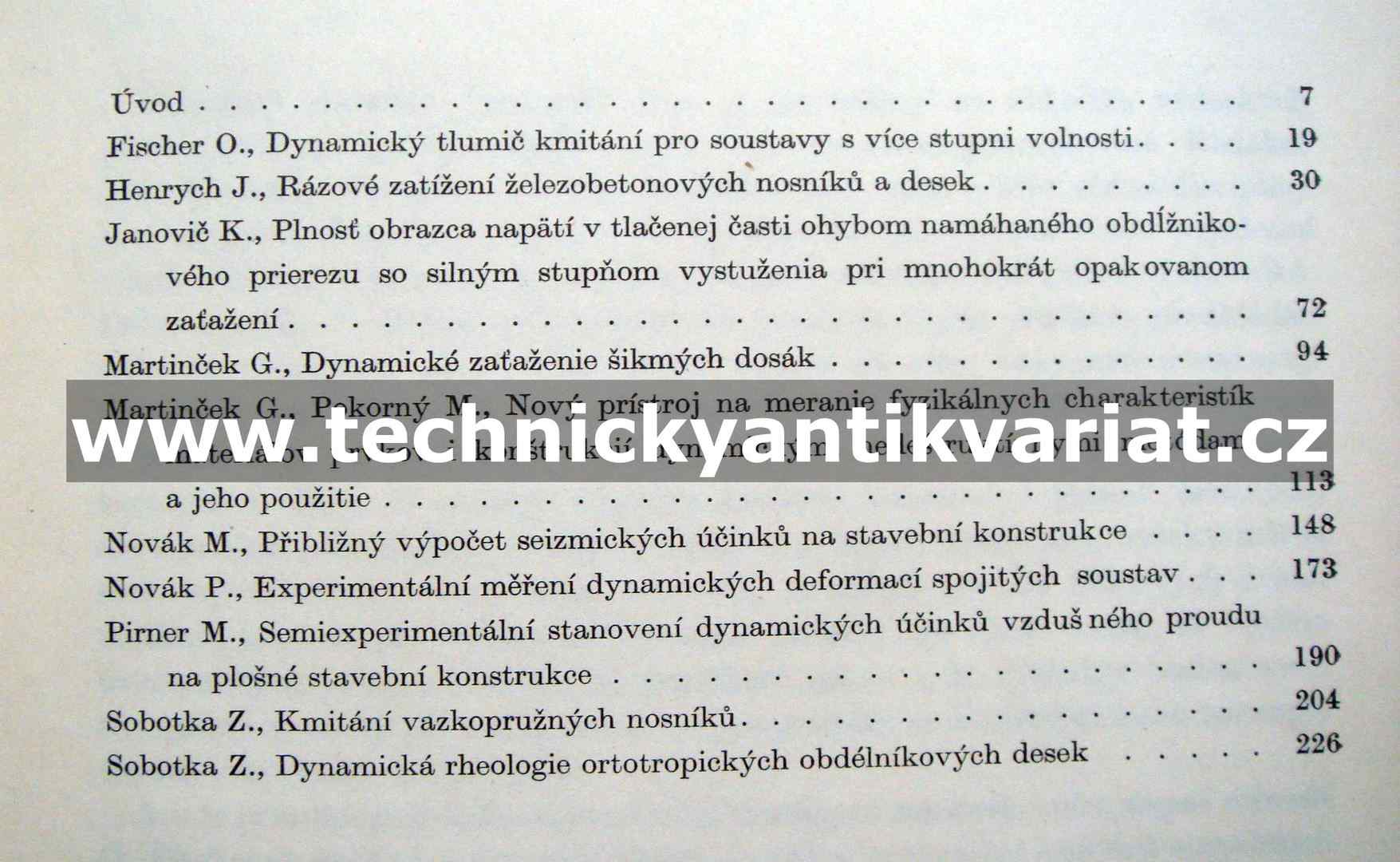 Kmitanie a únava stavebných konštrukcií (1969)