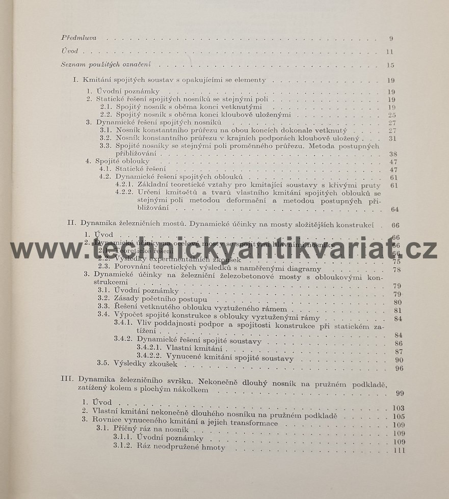 Dynamika stavebních konstrukcí III. - Koloušek (1961)