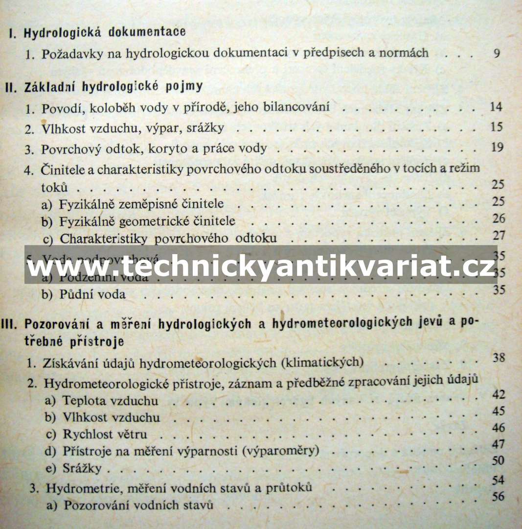 Inženýrská hydrologie - Jaromír Němec (1964)